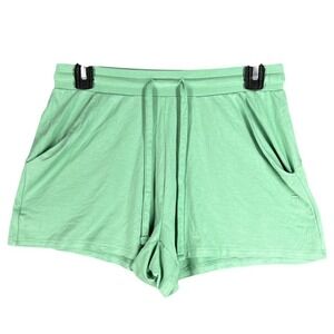 Tommy John Shorts Womens XS Green Activewear Comfy‎ Lounge Athleisure Minimalist